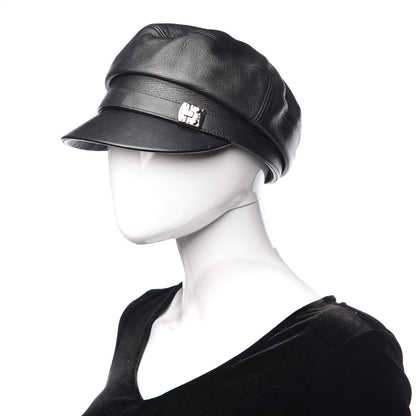 Gucci Calfskin Cellarius Hat M Black 2 of 6