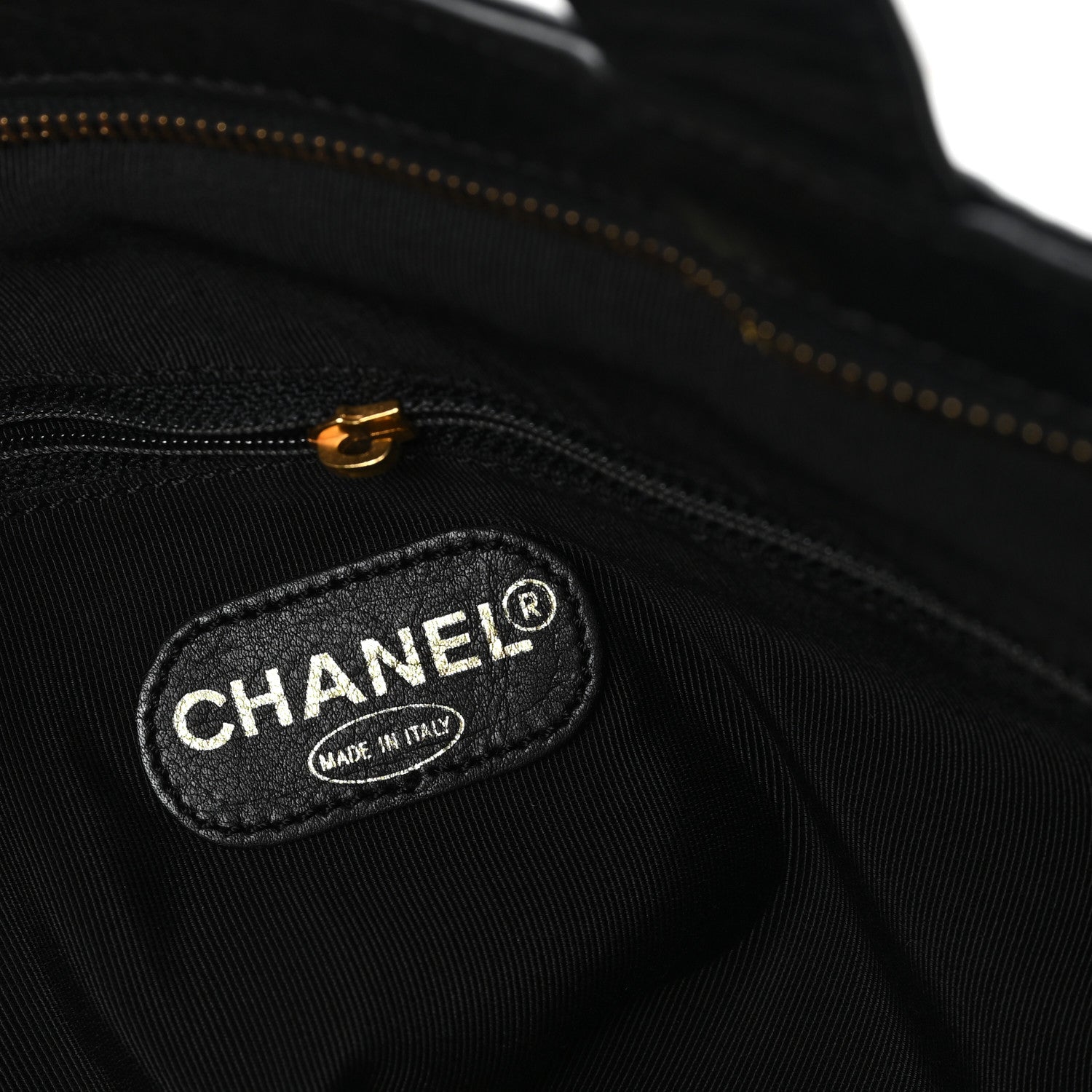 Chanel Lambskin CC Embossed Tote Black 6 of 11