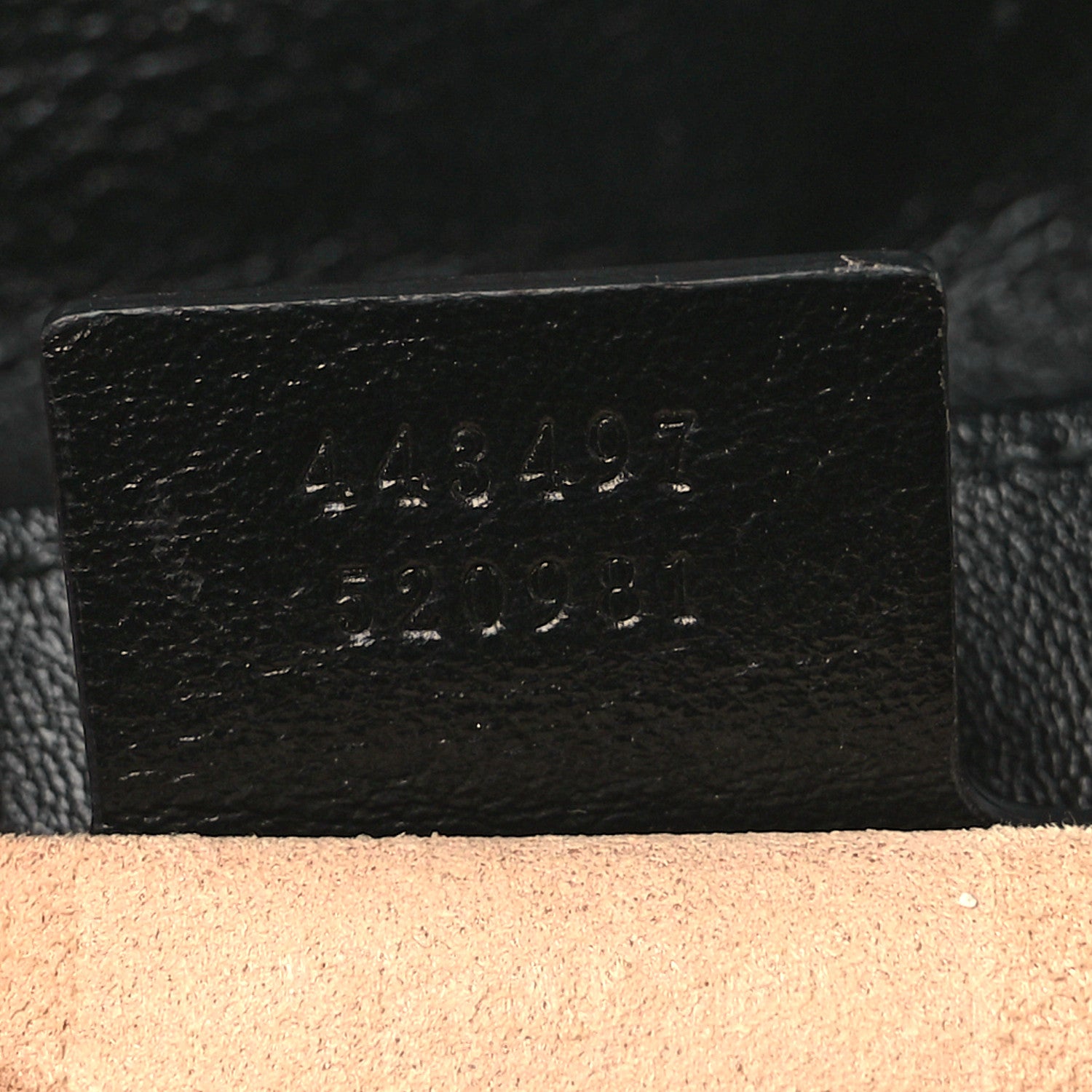 Gucci Vintage Effect Calfskin Matelasse Diagonal Striped Small Torchon GG Marmont Shoulder Bag Black Beige 7 of 9