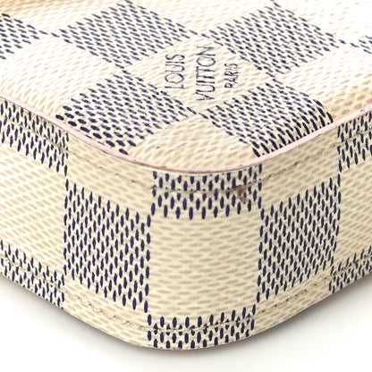 Louis Vuitton Damier Azur Calfskin Pochette Felicie Eau de Rose 8 of 11