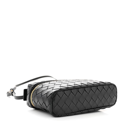 Bottega Veneta BOTTEGA VENETA Calfskin Intrecciato Bang Bang Vanity Case Black 4 of 9