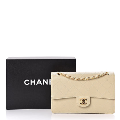Chanel Caviar Stitch Medium Single Flap Beige Clair 15 of 15