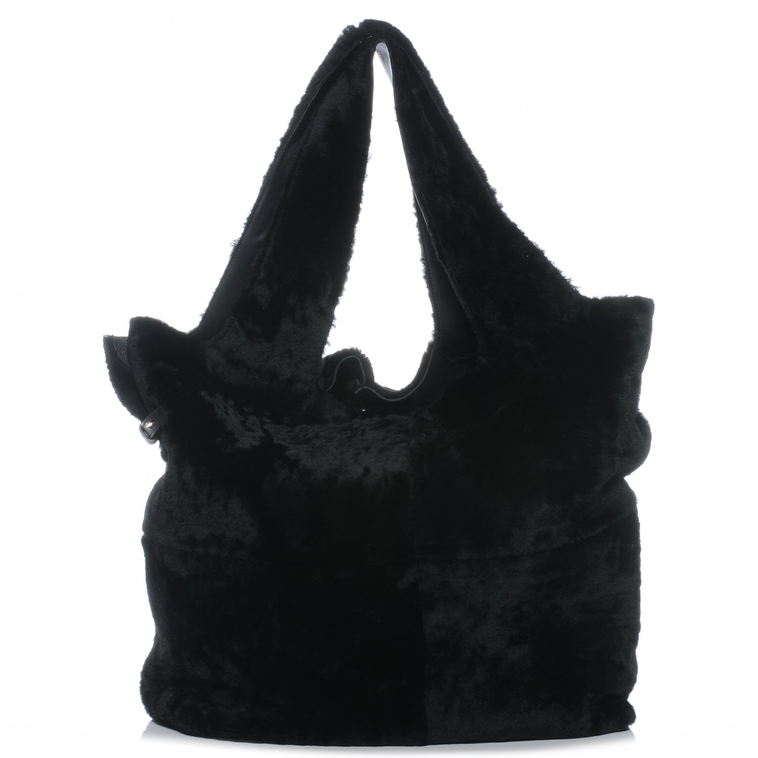 Givenchy Lamb Fur George V Reversible Bag Black 1 of 7