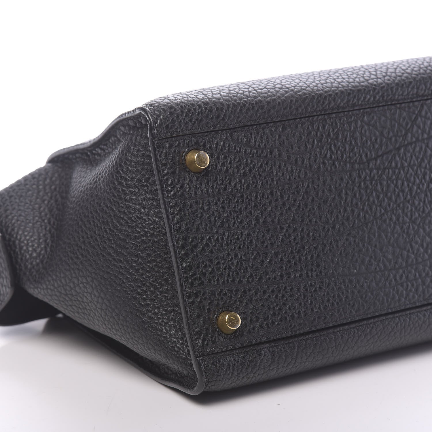 Celine Bullhide Calfskin Small Ring Bag Black 8 of 9