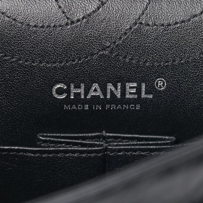 Chanel Aged Calfskin Chevron Quilted 2.55 Reissue 225 So Black 5 of 8