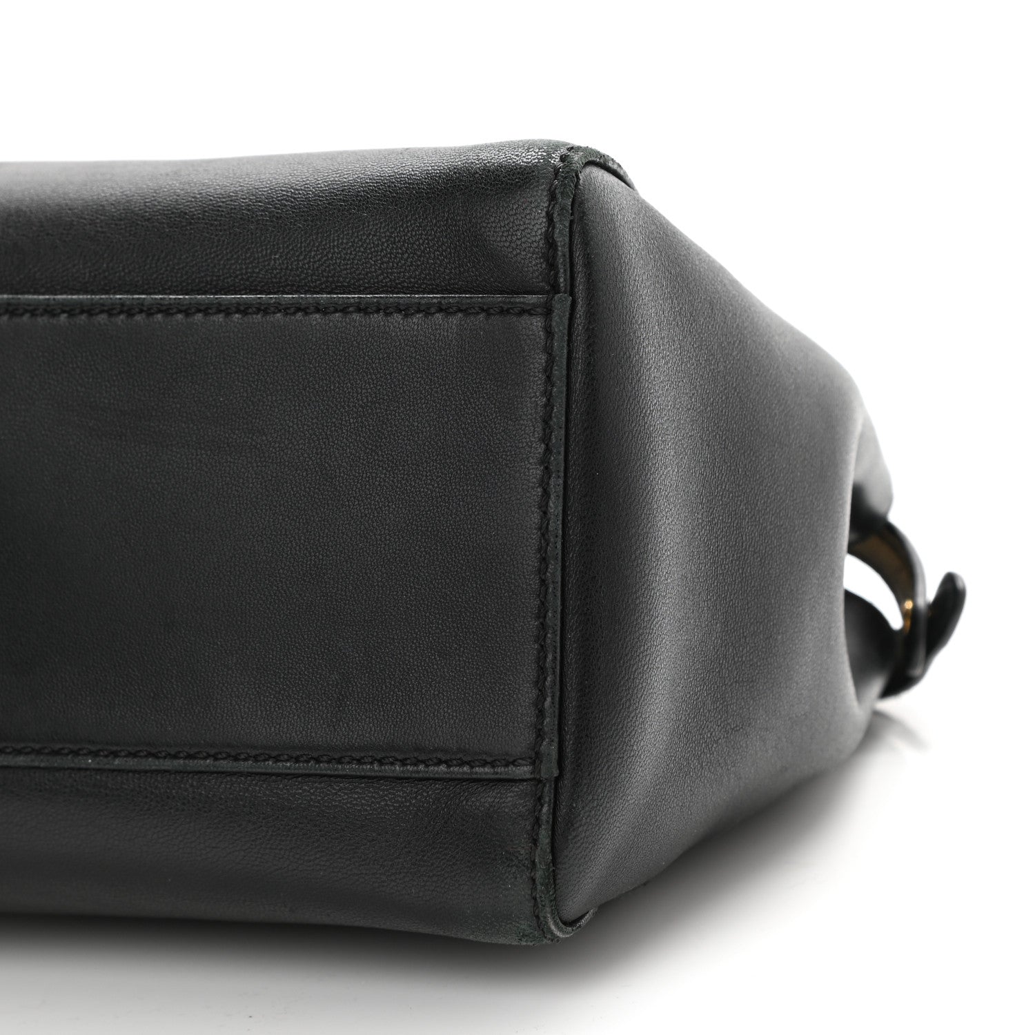 Fendi Nappa Mini Peekaboo Iconic Satchel Black 10 of 12