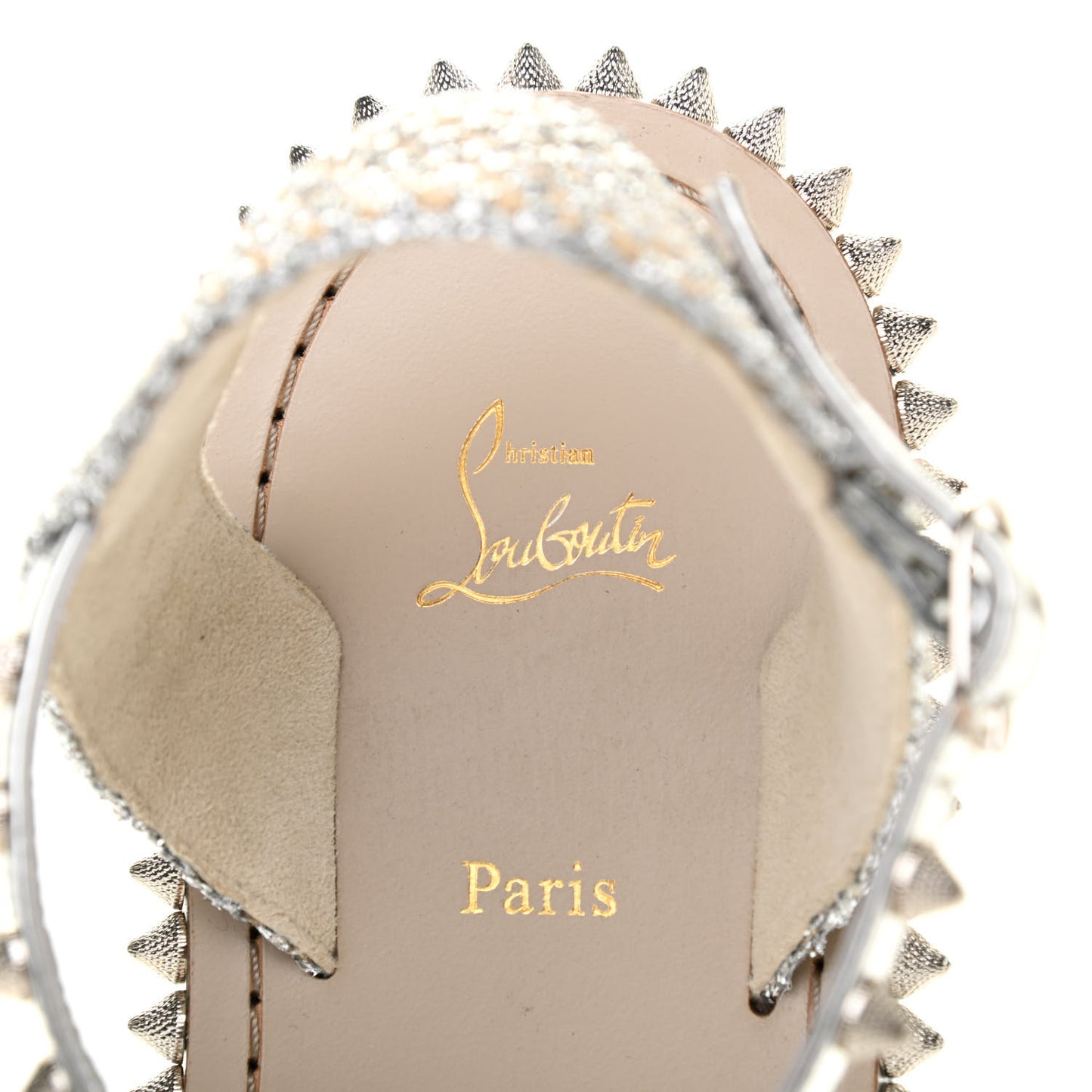 Specchio Cordorella Flat Sandals 40 Silver