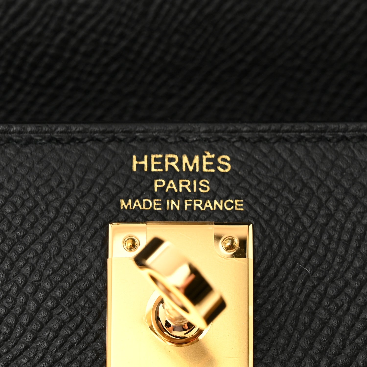 Hermes Epsom Kelly Sellier 25 Black 6 of 11