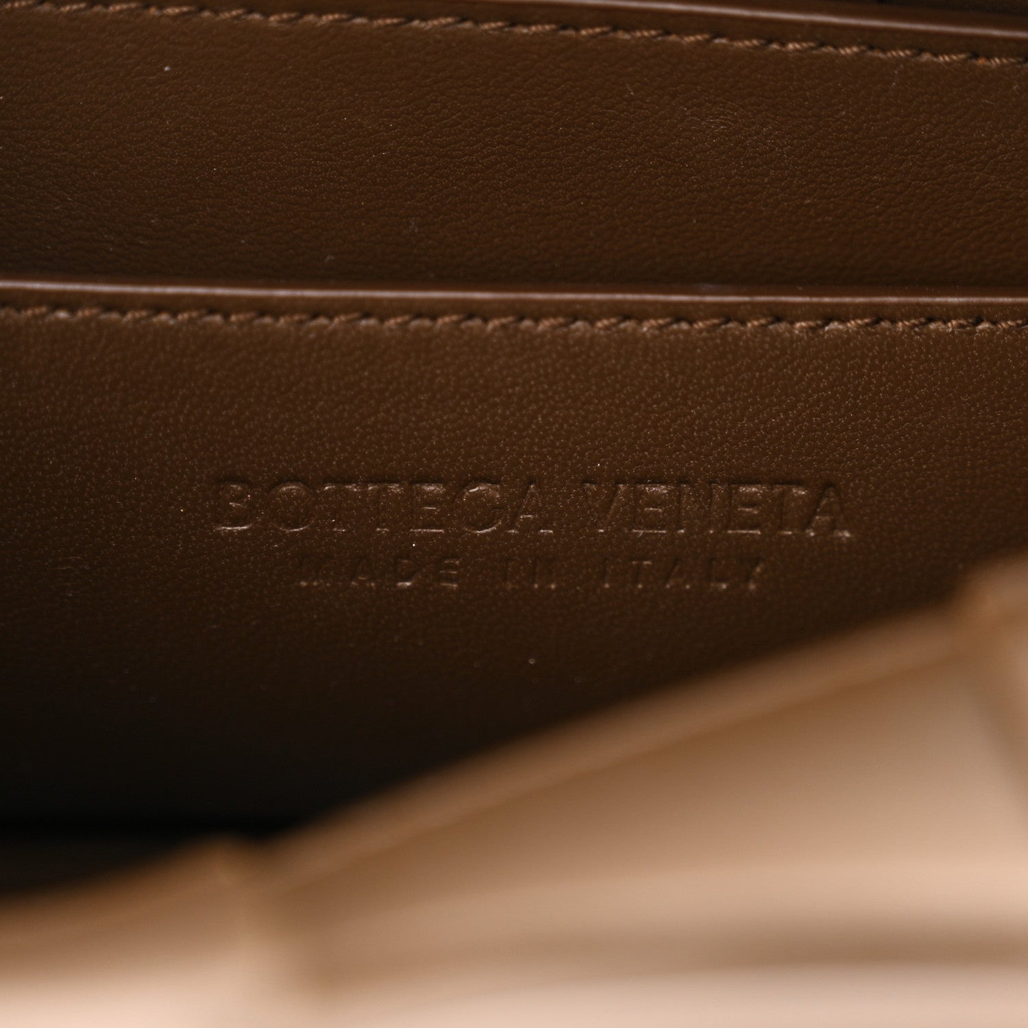 Bottega Veneta Lambskin Maxi Intrecciato Small Brick Cassette Bag Light Brown 6 of 9