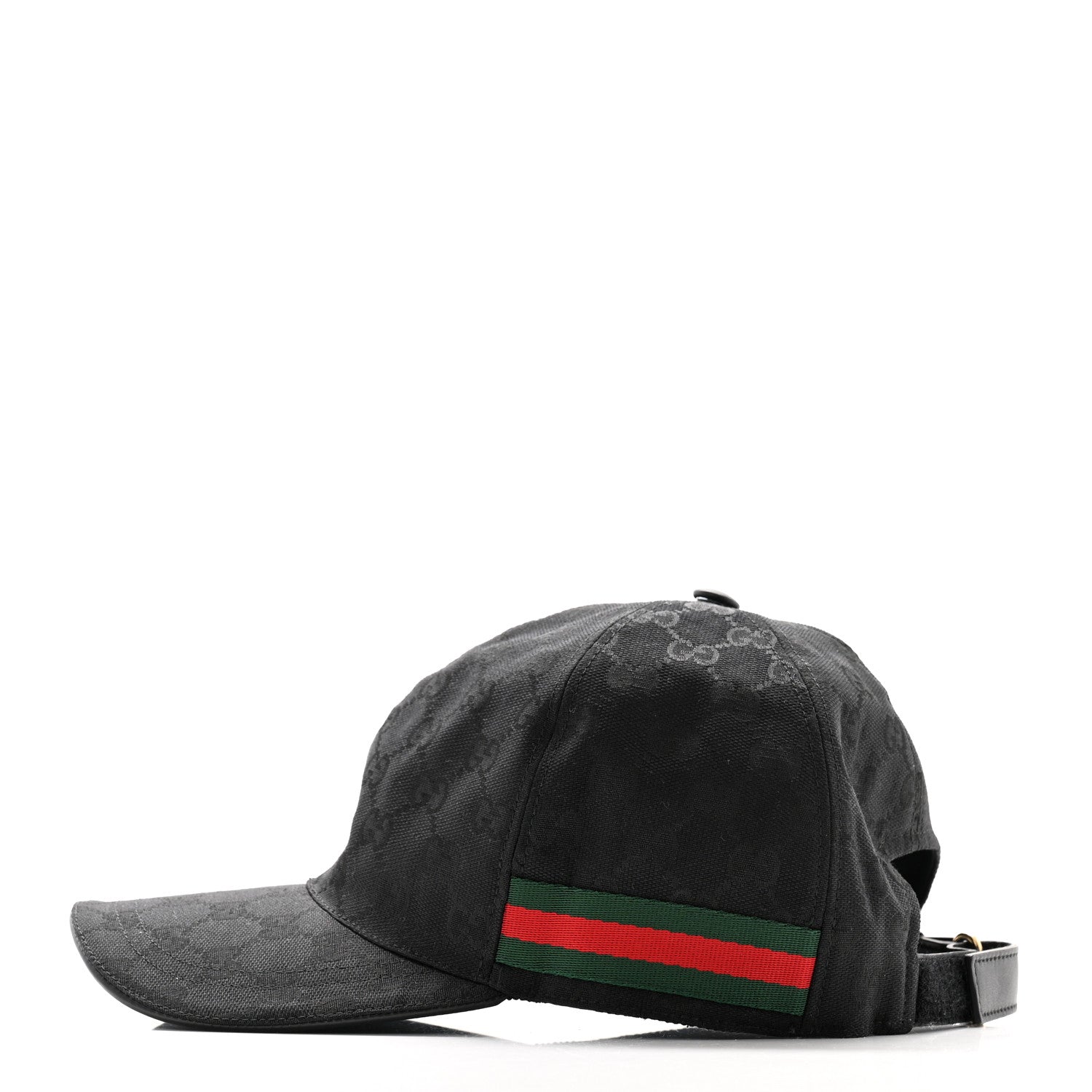 Gucci Monogram Web Baseball Hat M Black 4 of 9