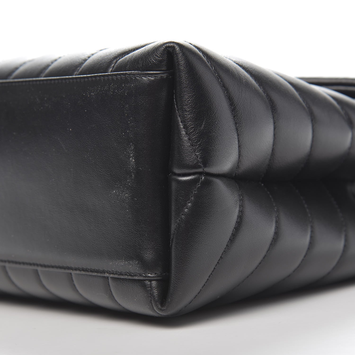 Saint Laurent Calfskin Y Quilted Monogram Medium Loulou Chain Satchel Black 10 of 12