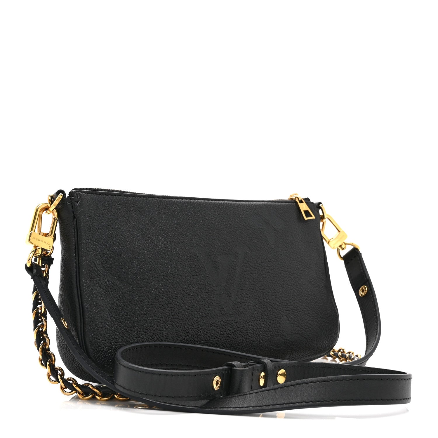 Louis Vuitton Empreinte Monogram Giant Multi Pochette Accessories Black 3 of 10