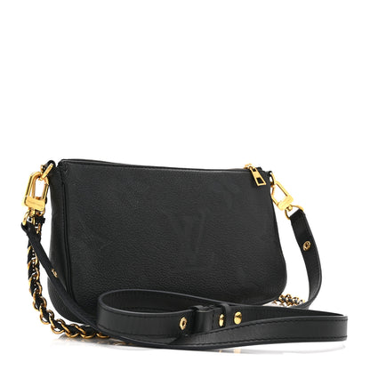 Louis Vuitton Empreinte Monogram Giant Multi Pochette Accessories Black 3 of 10