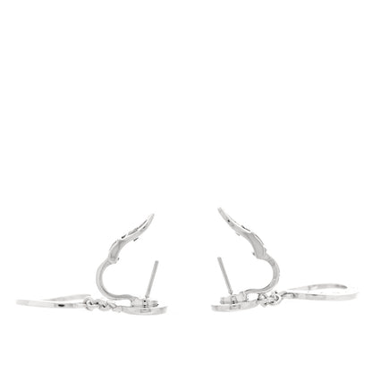 Bulgari 18K White Gold Diamond BVLGARI BVLGARI Drop Earrings 3 of 4
