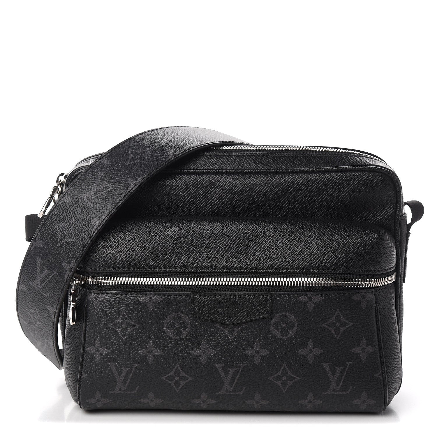Louis Vuitton Taiga Monogram Eclipse Outdoor Messenger Black 1 of 8