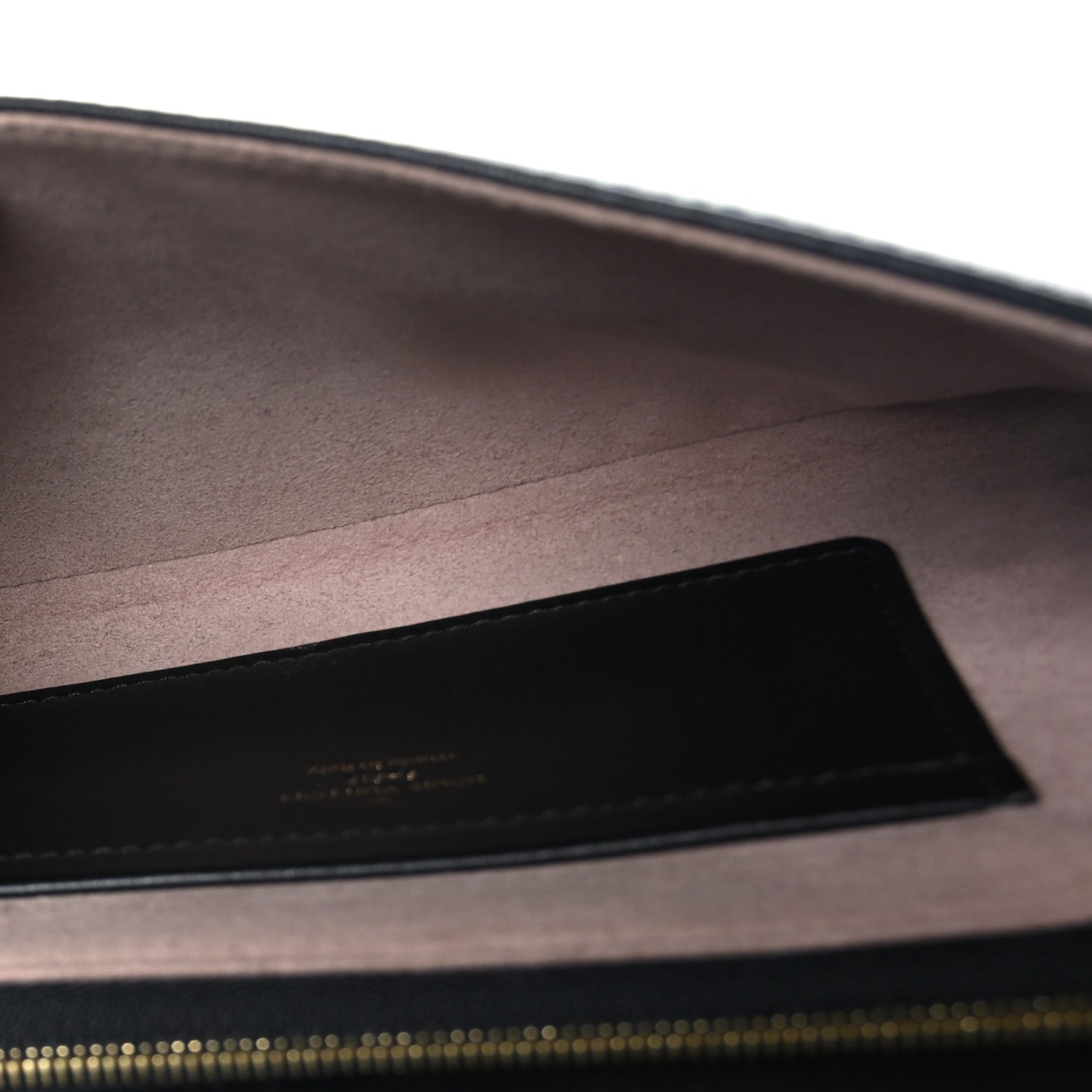 Louis Vuitton Lambskin Embossed Monogram Pochette Coussin Black 5 of 8