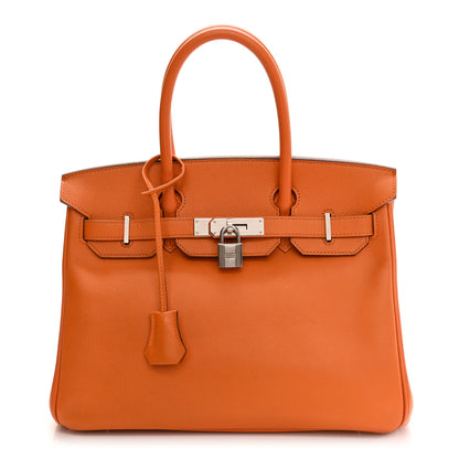 Hermes Epsom Birkin 30 Orange 1 of 17