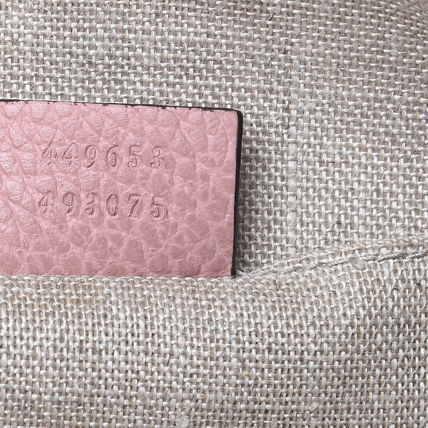 Gucci Calfskin Large Bamboo Clutch Pink 7 of 8