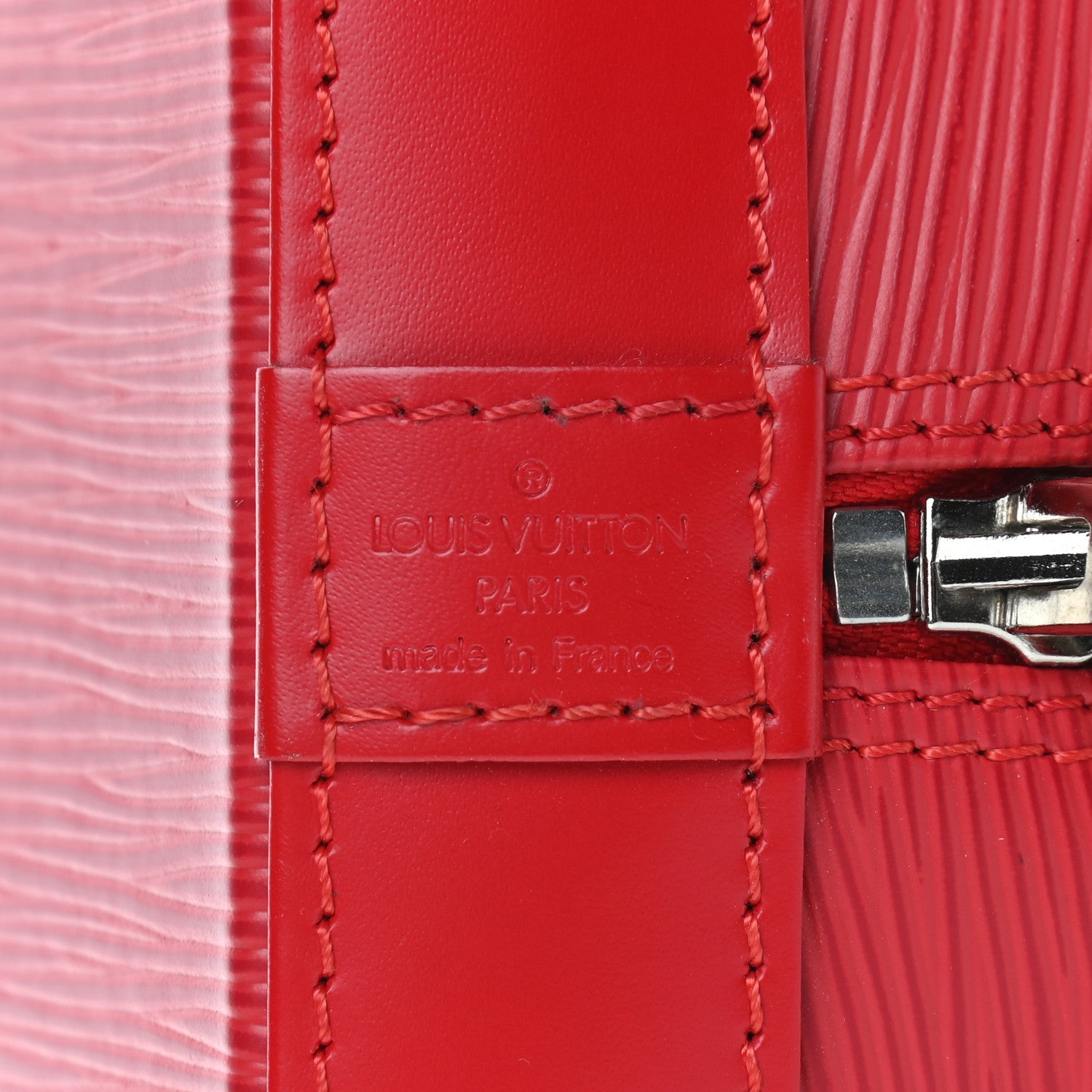 Louis Vuitton Epi Alma PM Castillan Red 6 of 10