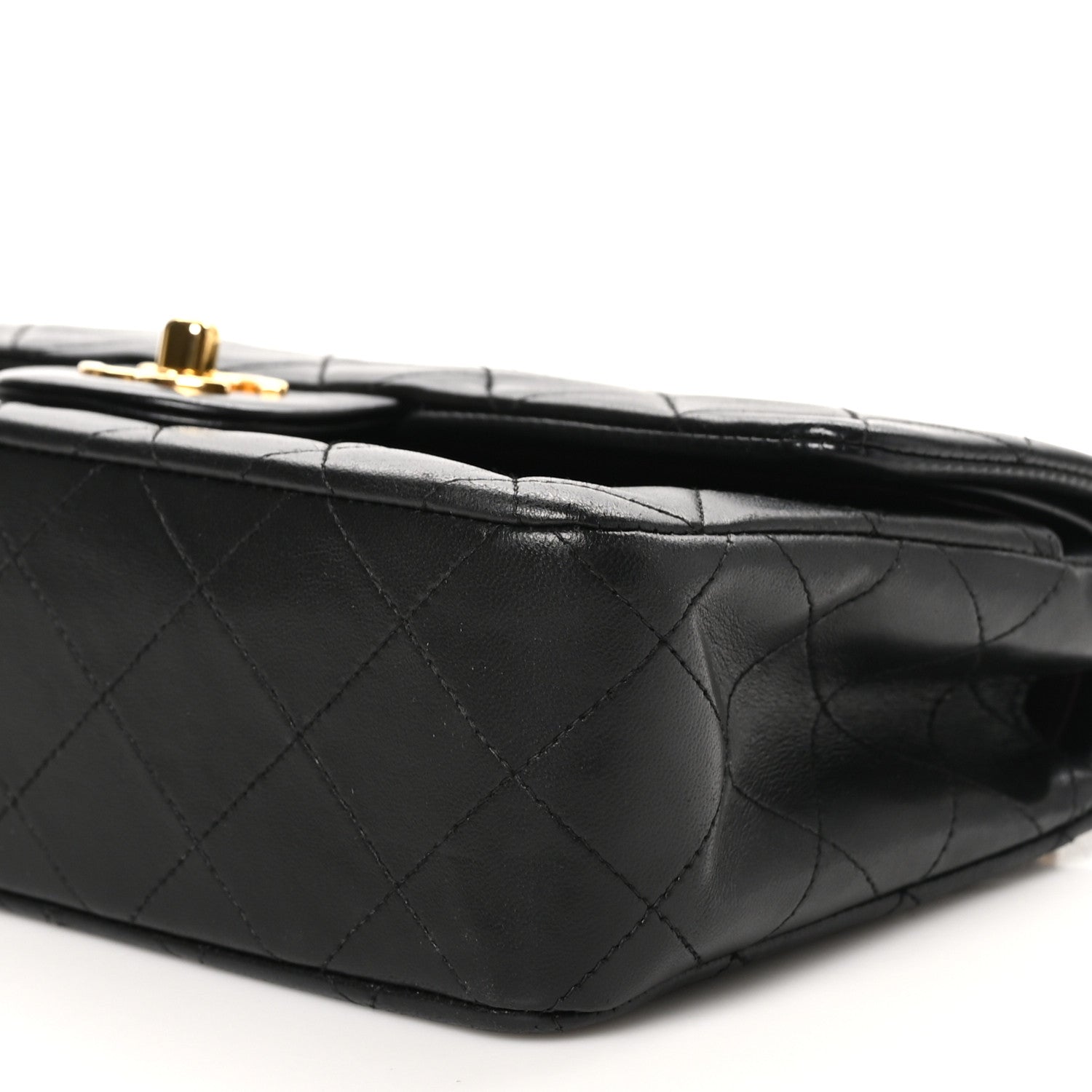 Chanel Lambskin Quilted Small Double Flap Black 10 of 10