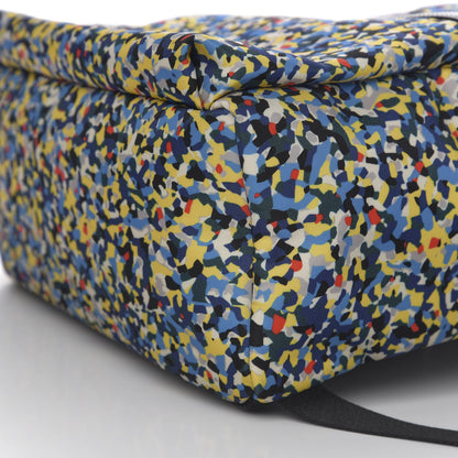 Fendi Nylon Vitello Elite Flamingo Granite Lightning Monster Eyes Backpack Multicolor Lavagna 8 of 9