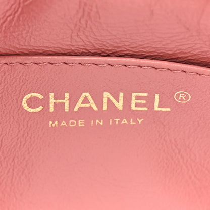 Chanel Aged Calfskin Quilted Mini Reissue Camera Case Pink 6 of 13