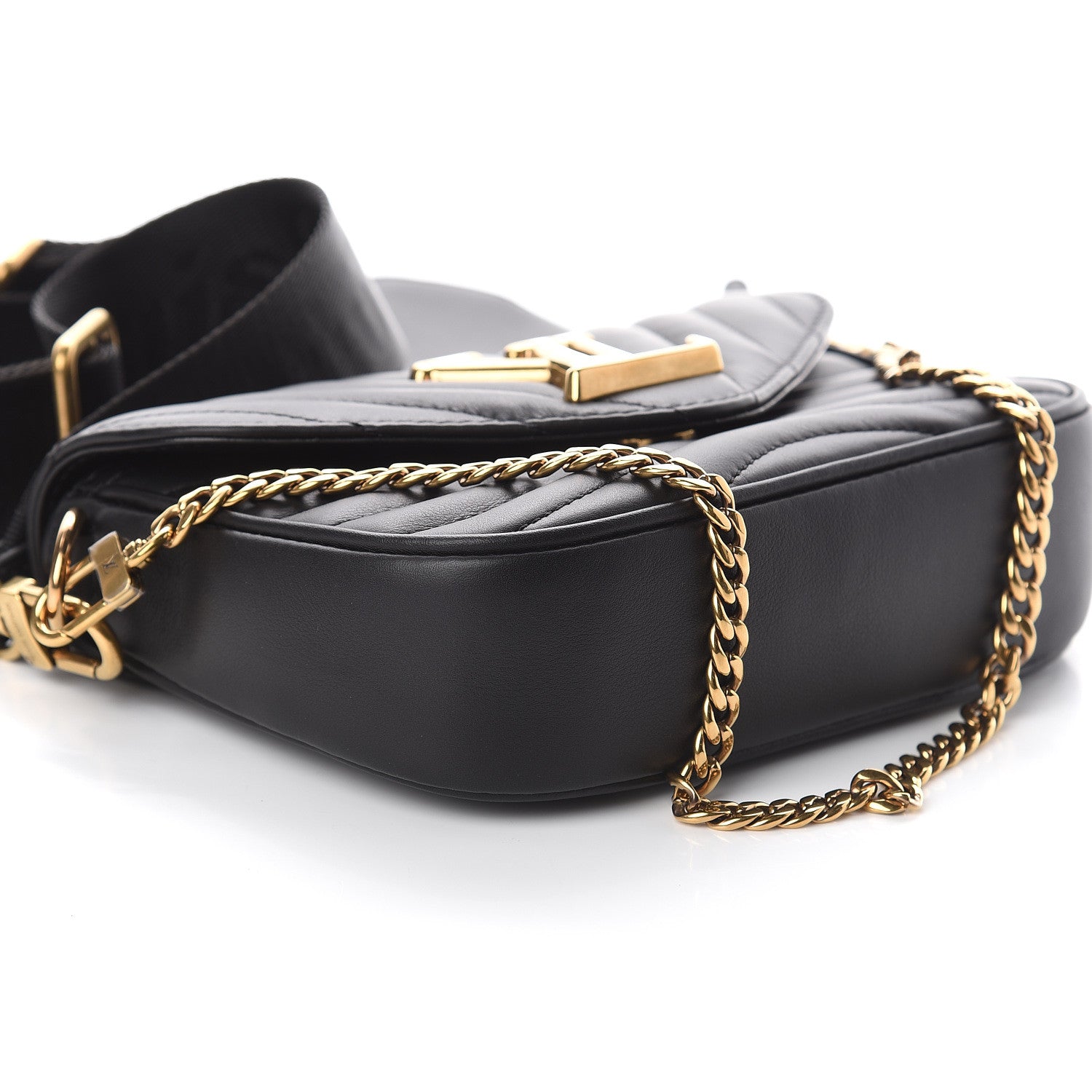 Louis Vuitton Calfskin New Wave Multi Pochette Black 7 of 8