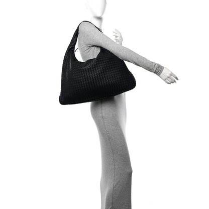 Bottega Veneta Nappa Intrecciato Maxi Veneta Hobo Black 2 of 12