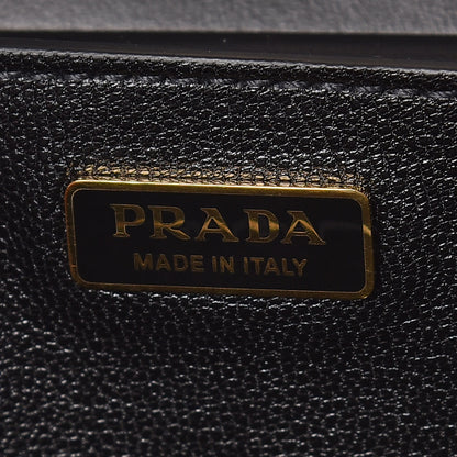 Prada City Calf Saffiano Cahier Bag Black 8 of 10