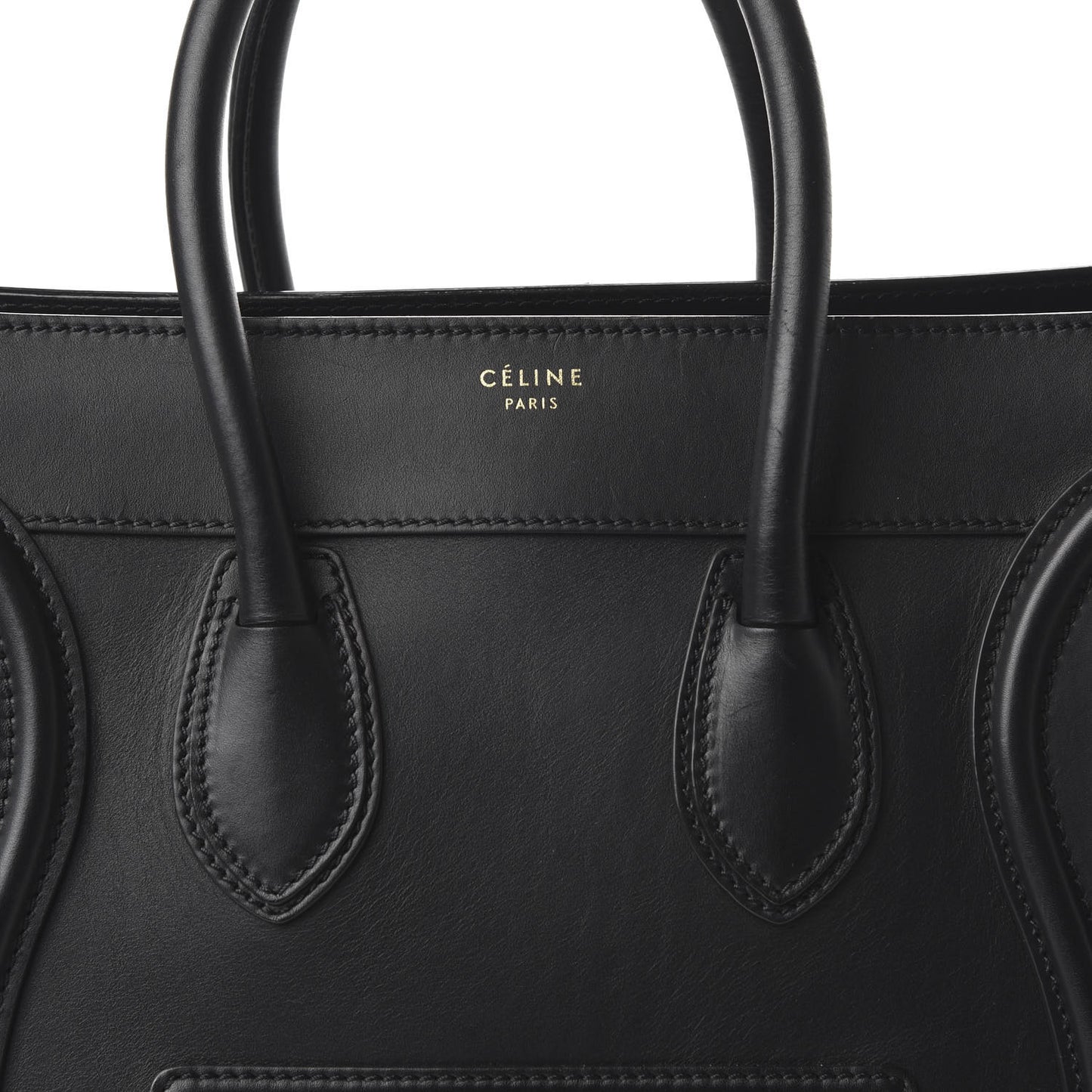 Smooth Calfskin Mini Luggage Black