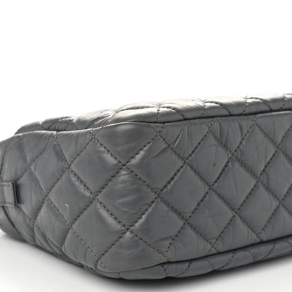 Chanel Aged Calfskin Quilted Medium Reissue Camera Case Grey 9 of 11
