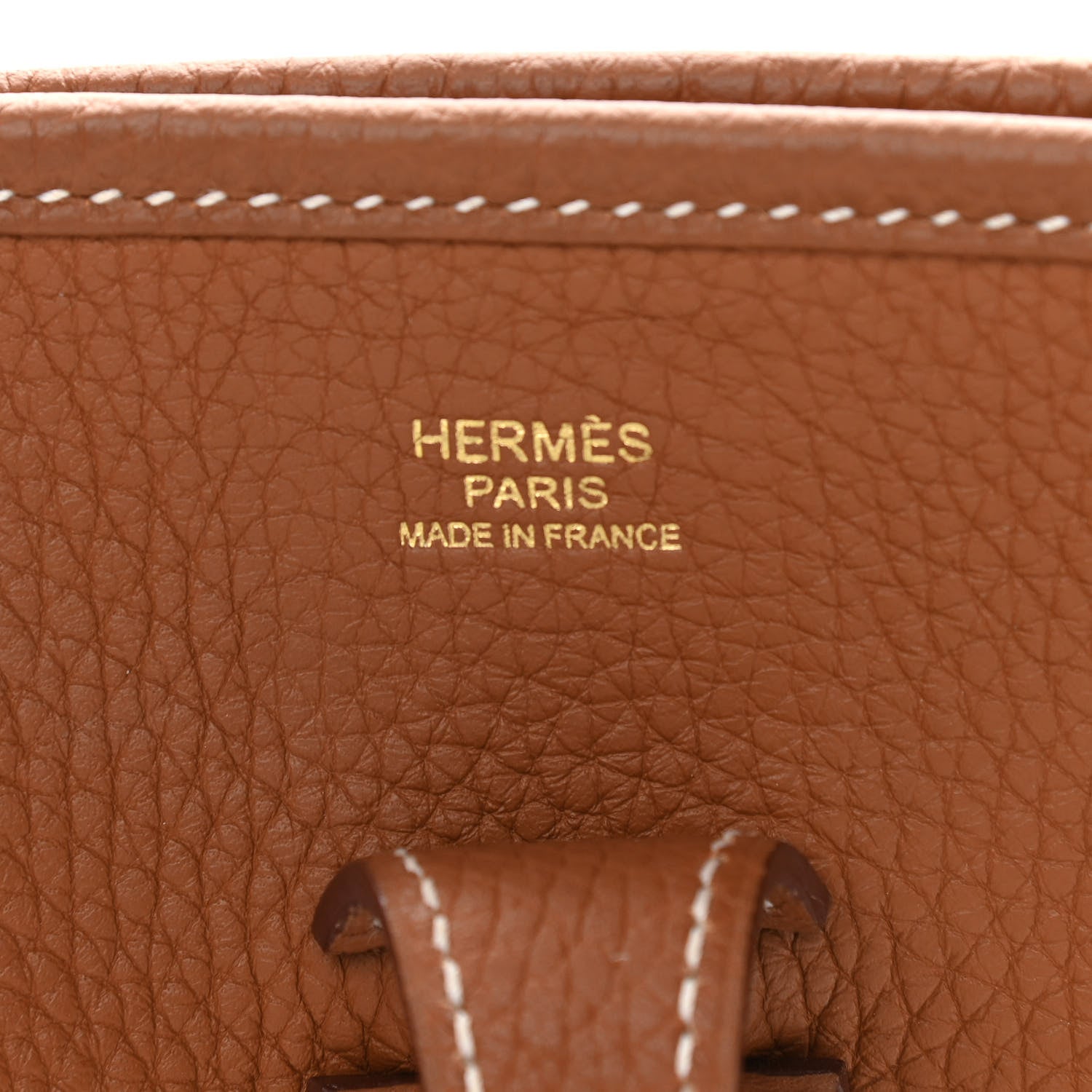 Hermes Taurillon Clemence Evelyne III PM Gold 6 of 11