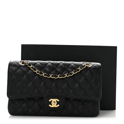 Chanel Caviar Quilted Medium Double Flap Black 13 of 13