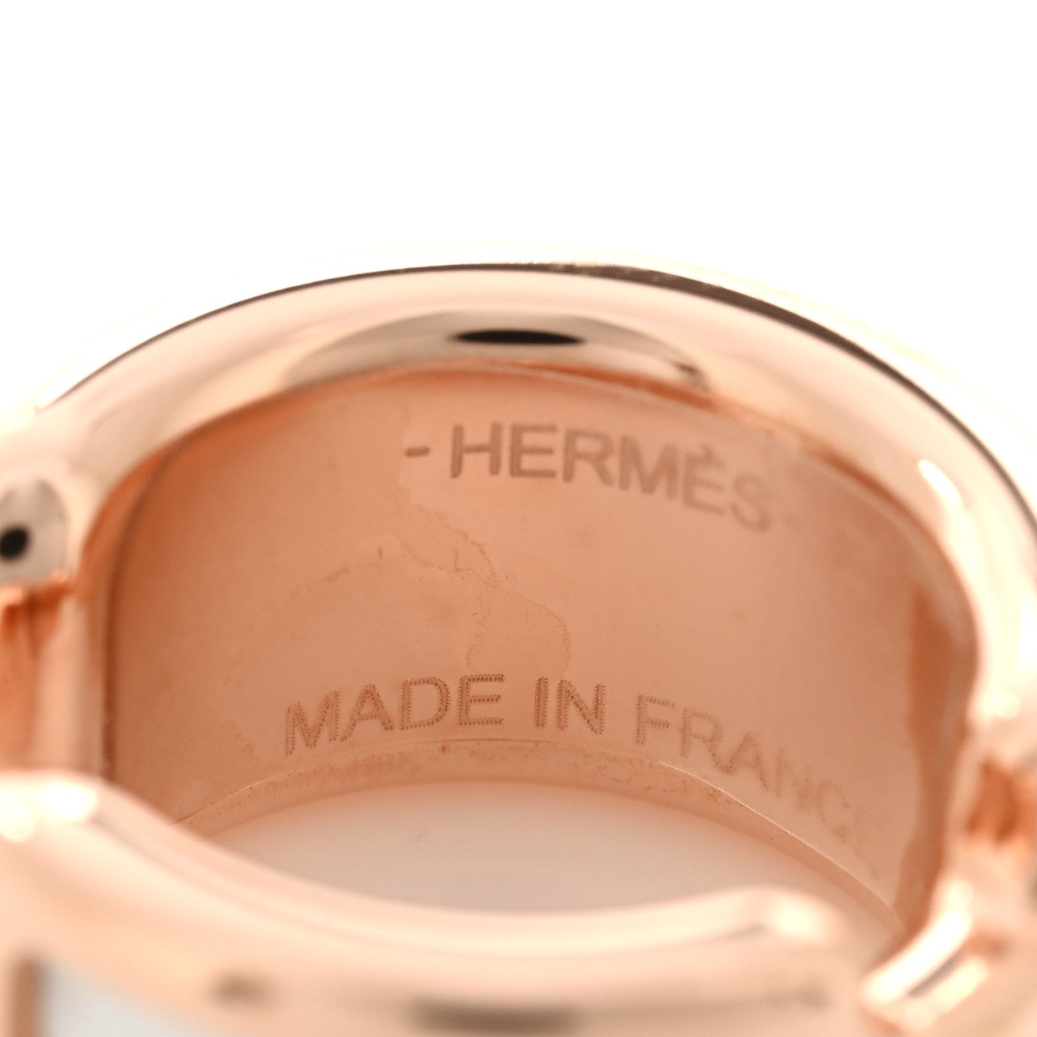 Hermes Epsom Olympe Ear Cuff White 4 of 5