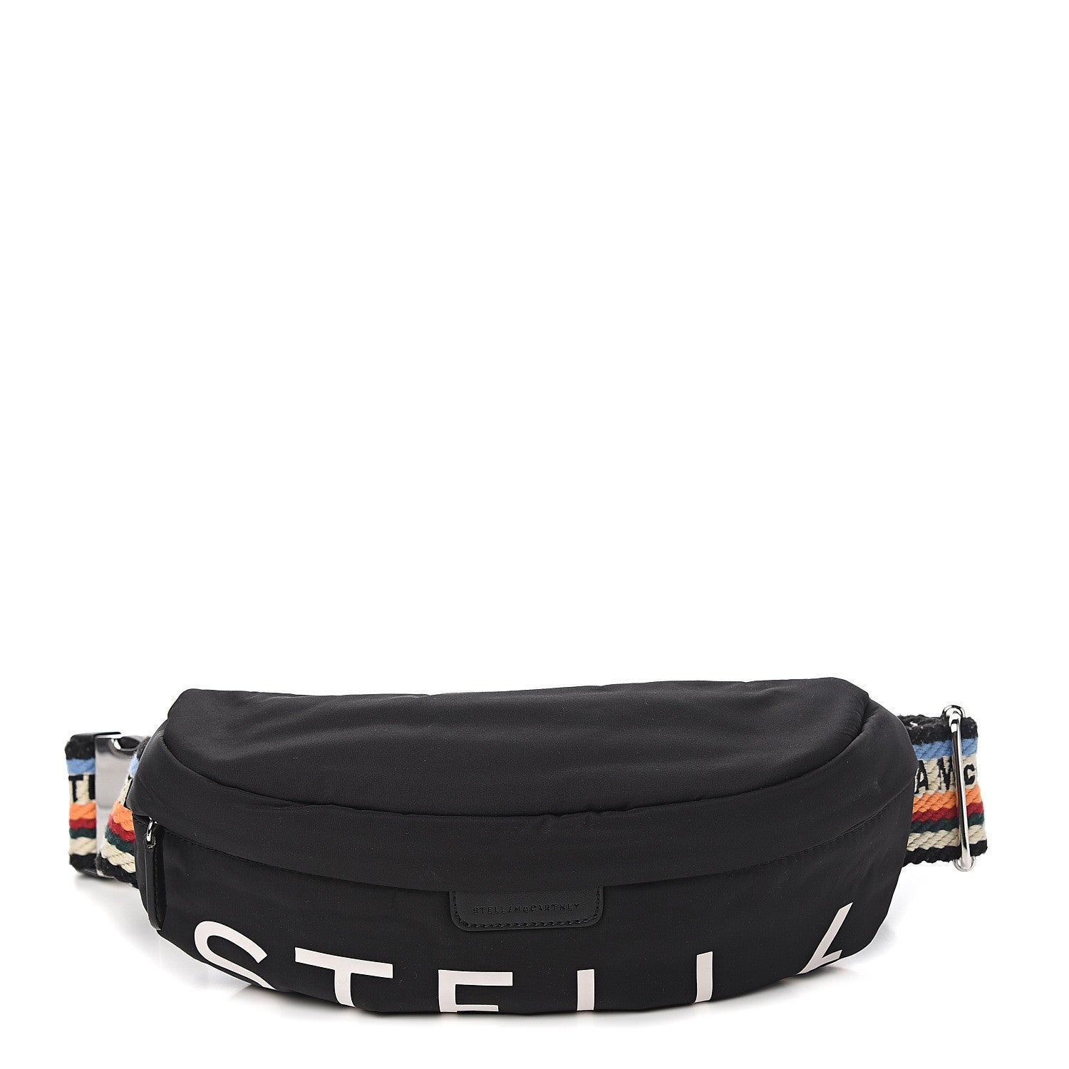 Stella McCartney Eco Padde Nylon Logo Falabella Bum Bag Black Multicolor 1 of 9