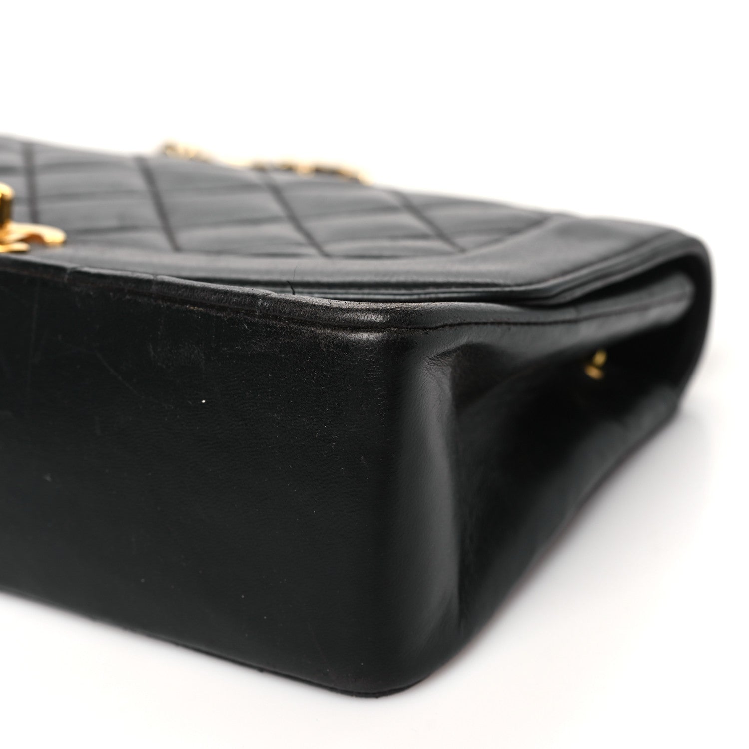 Chanel Lambskin Quilted Medium Single Flap Black 10 of 10