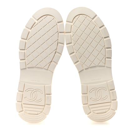 Chanel Lambskin Mary Jane Flats 41 White 6 of 10