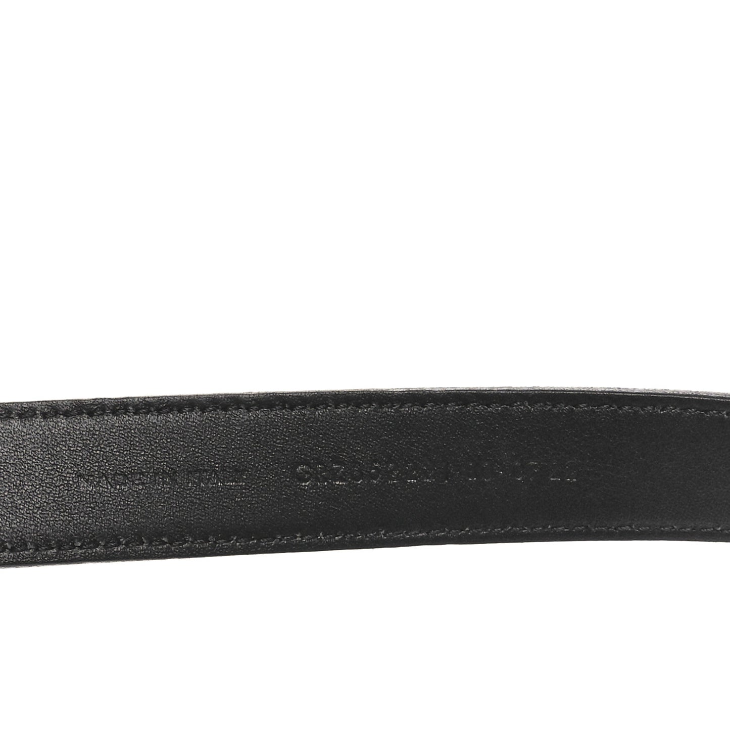 Smooth Calfskin 20mm Cintura Belt 80 32  Black