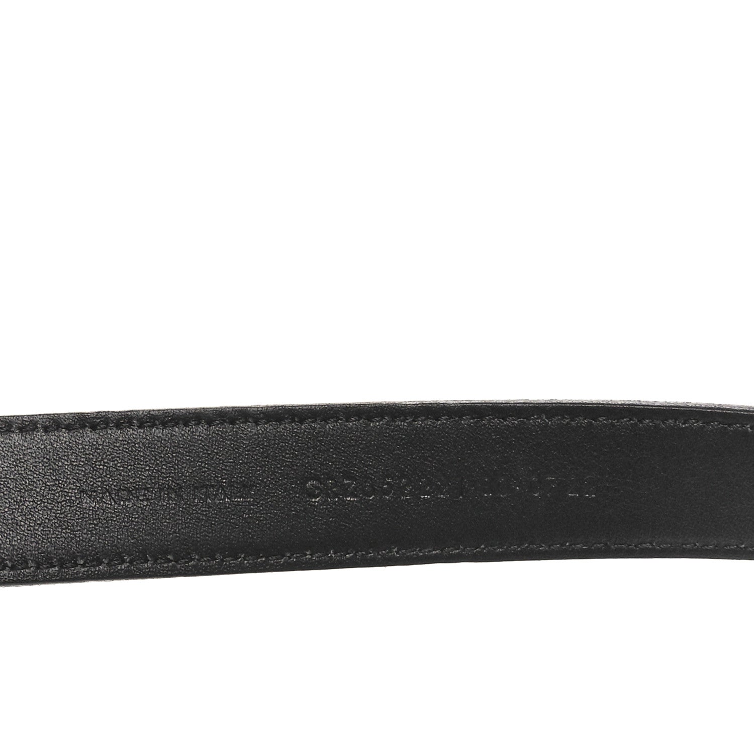 Saint Laurent Smooth Calfskin 20mm Cintura Belt 80 32  Black 4 of 6