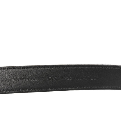 Saint Laurent Smooth Calfskin 20mm Cintura Belt 80 32  Black 4 of 6