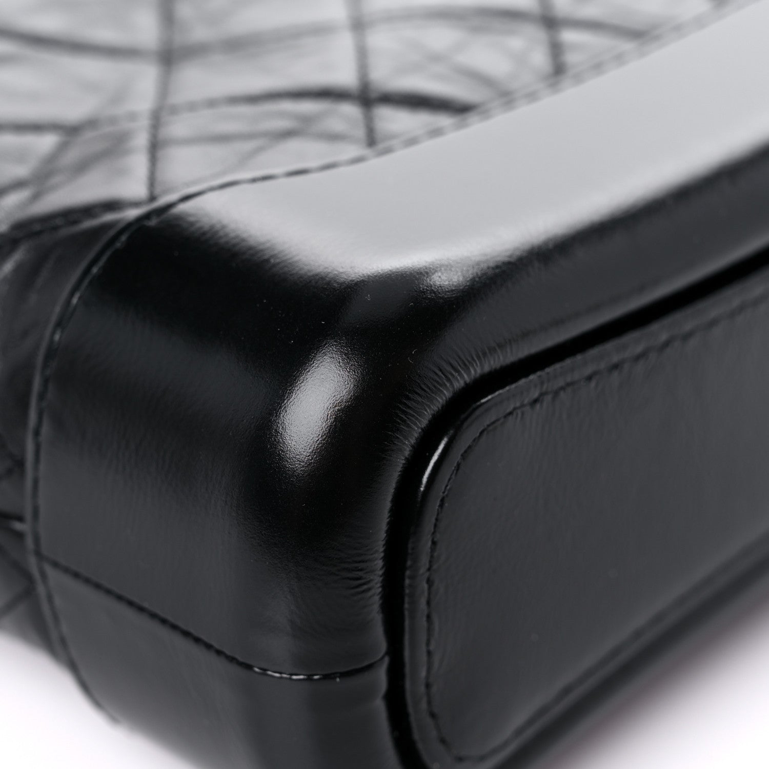 Chanel Aged Calfskin Quilted Small Gabrielle Hobo Black 10 of 11