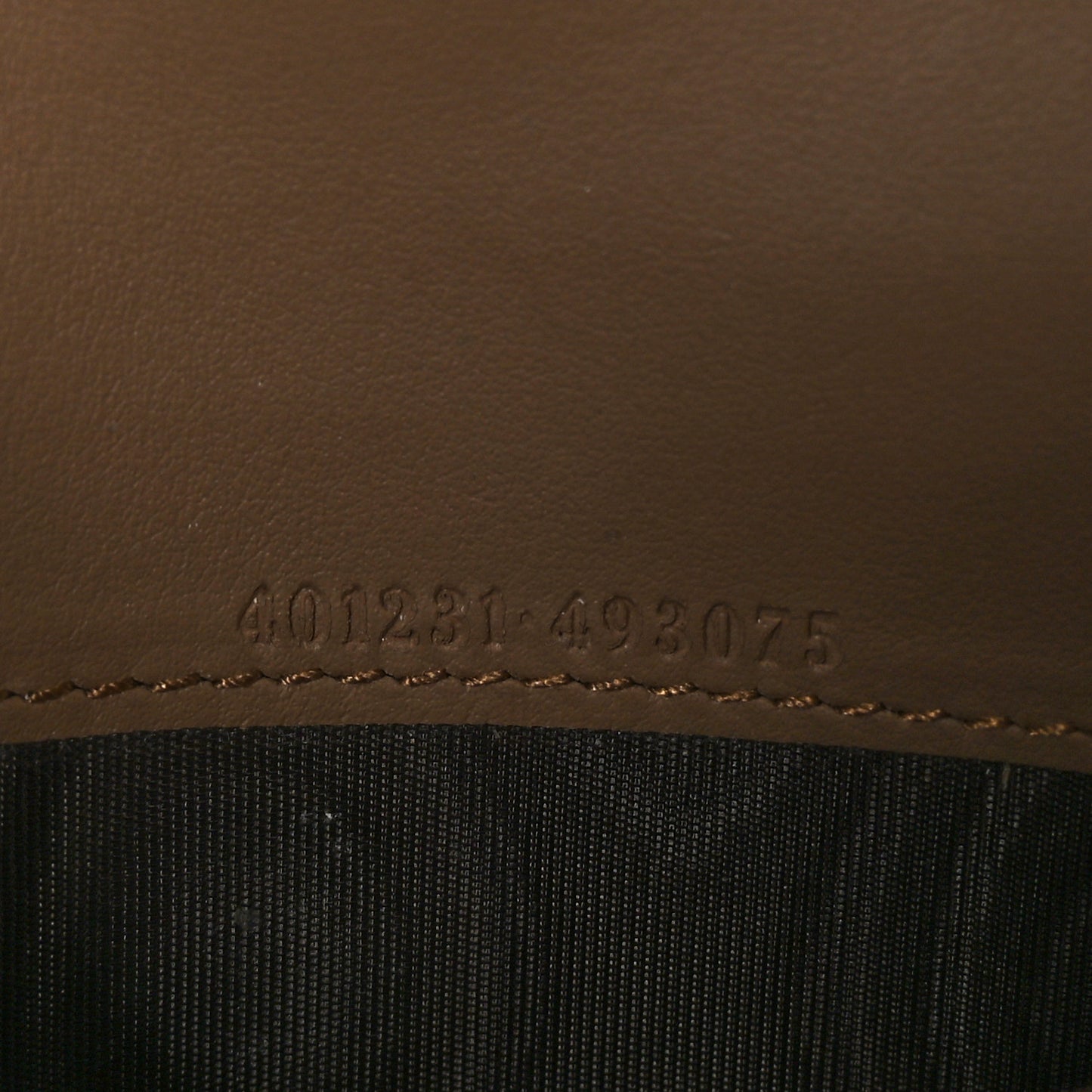 GG Supreme Monogram Mini Dionysus Chain Wallet Beige Taupe