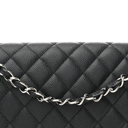 Chanel Caviar Quilted Maxi Double Flap Black 8 of 10