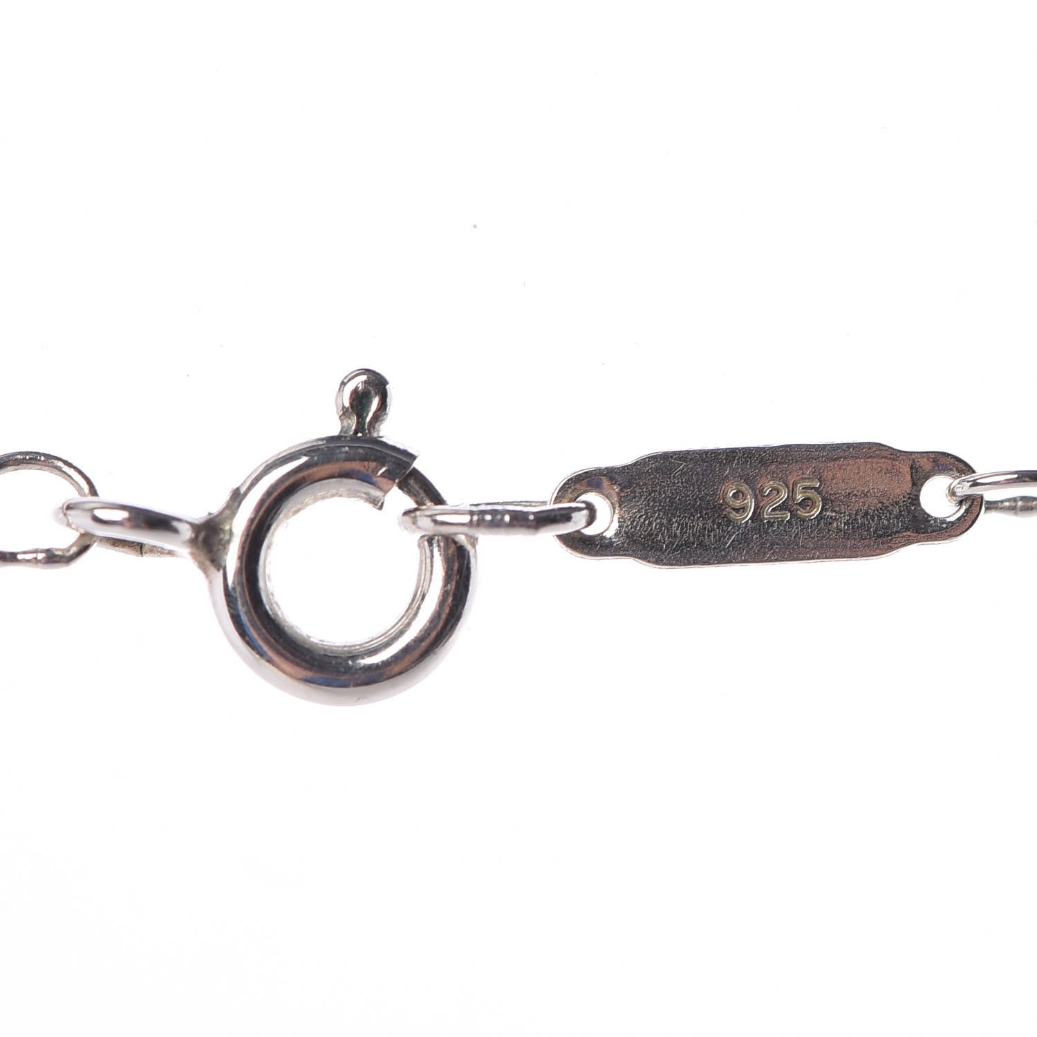 Tiffany Sterling Silver 1837 Circle Pendant Necklace 6 of 7