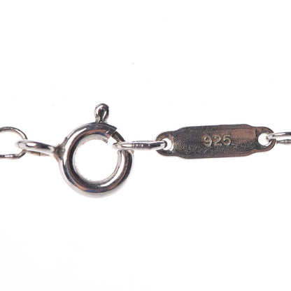 Tiffany Sterling Silver 1837 Circle Pendant Necklace 6 of 7