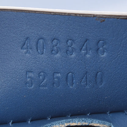 Gucci Suede Medium Dionysus Shoulder Bag Blue 9 of 14