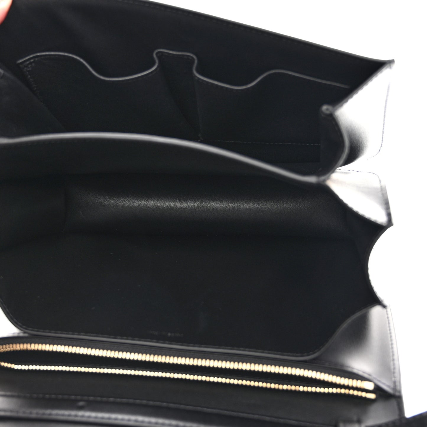 Box Calfskin Medium Classic Box Flap Bag Black