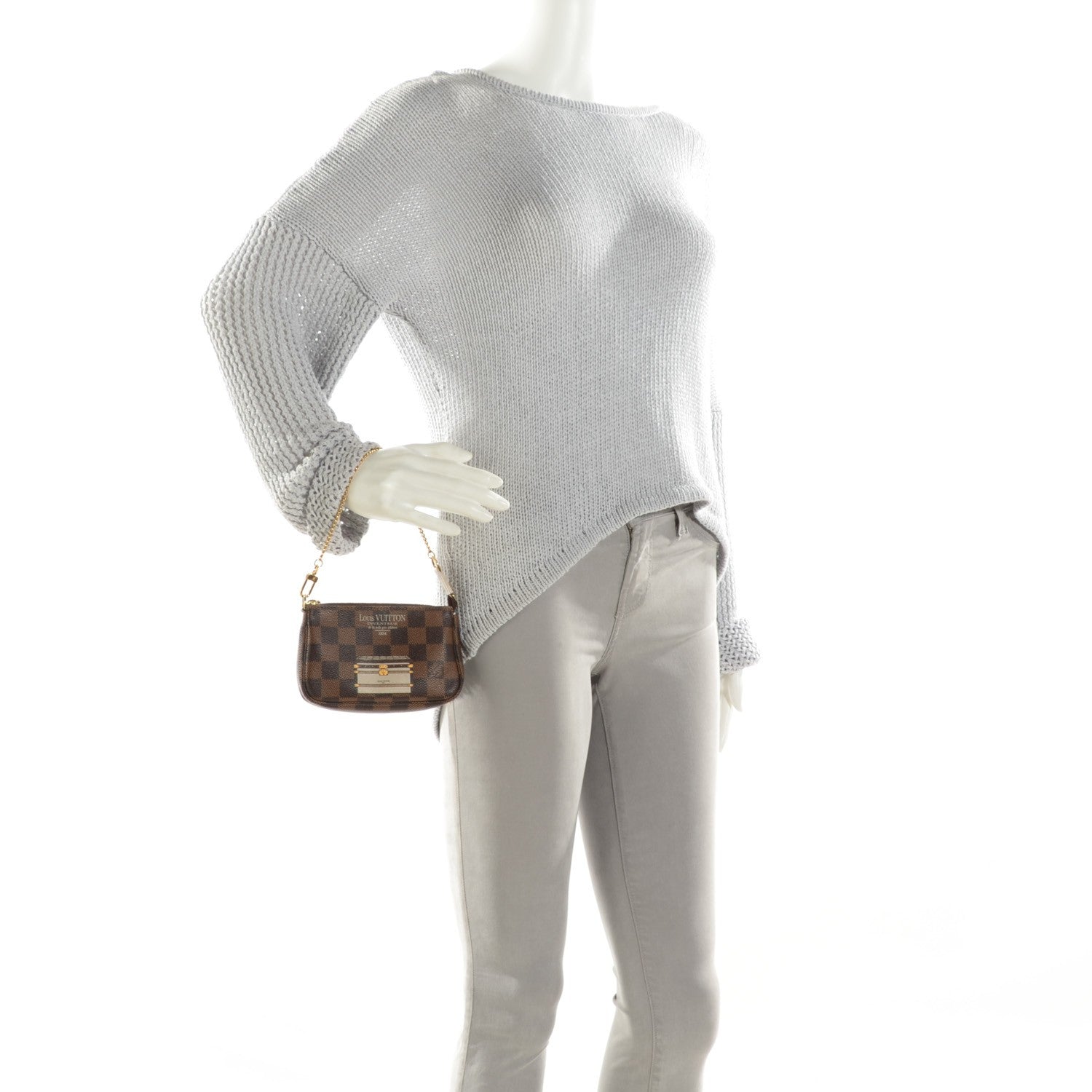 Louis Vuitton Damier Ebene Trunks and Locks Mini Pochette Accessories 2 of 7