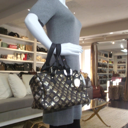 Louis Vuitton Monogram Sequins Eclipse Speedy 28 Gold 2 of 9