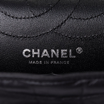 Chanel Aged Calfskin Chevron Quilted 2.55 Reissue 226 So Black 5 of 10